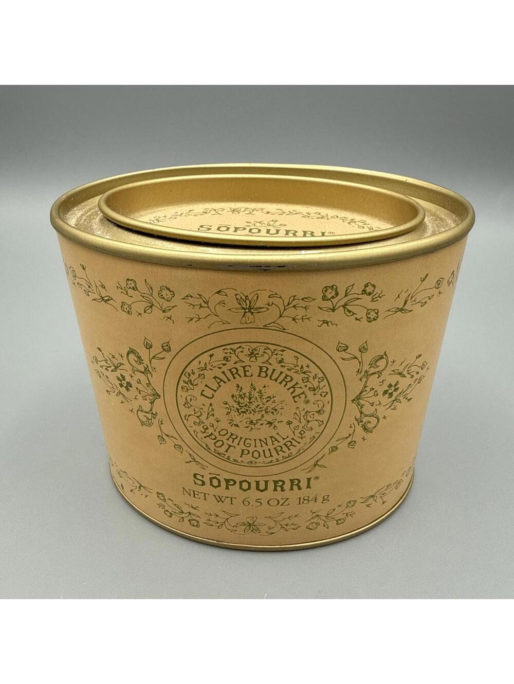 Claire Burke SOPOURRI Laundry Soap 6.5 oz Vintage Pot Pourri Scent 1978 Powder